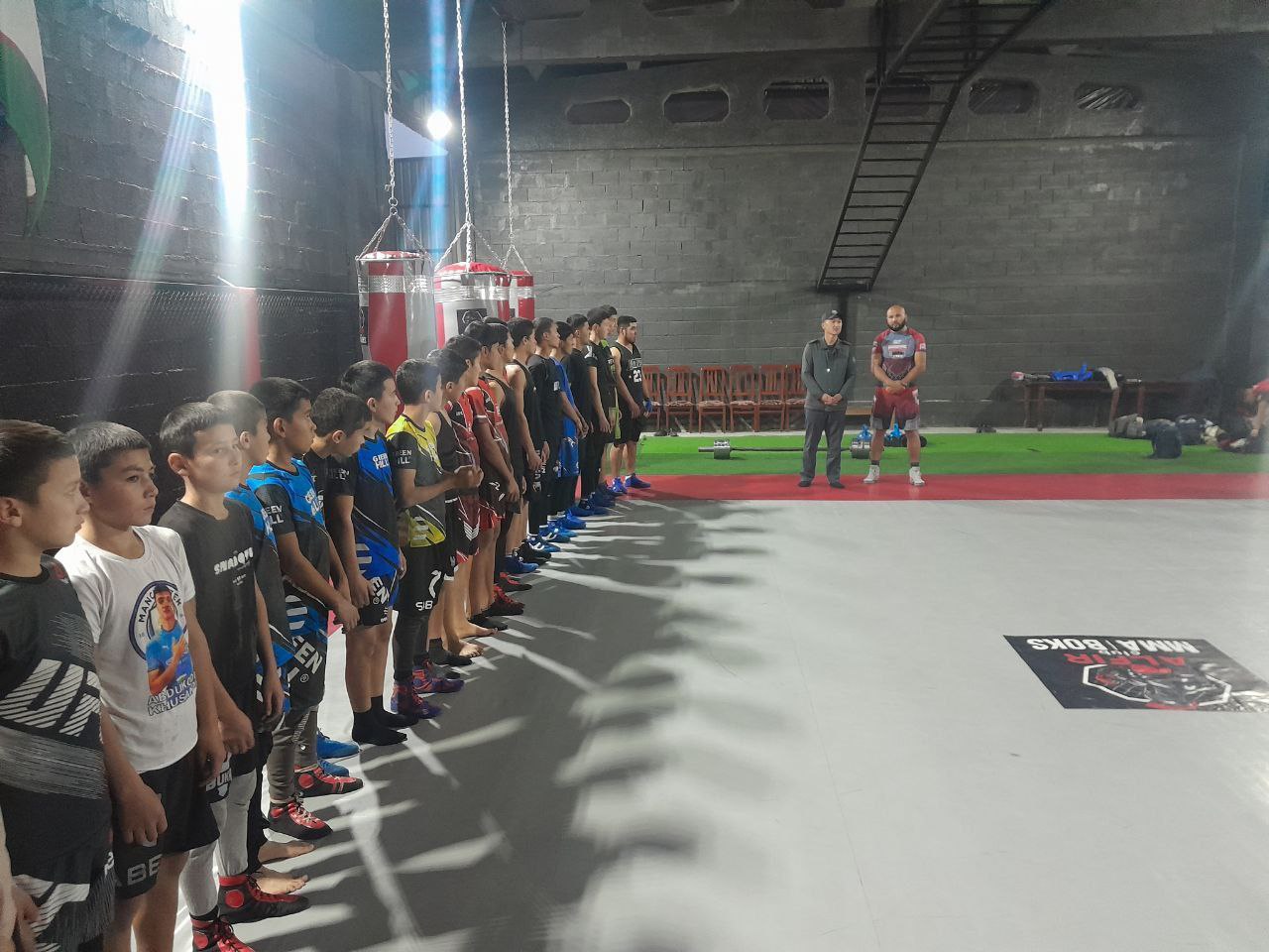 Қўштепа туманида спорт зали фаолияти ўрганилди