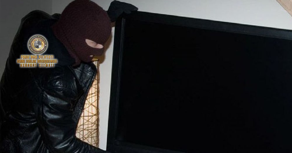 В Кувинском районе задержан мужчина, укравший телевизор из квартиры