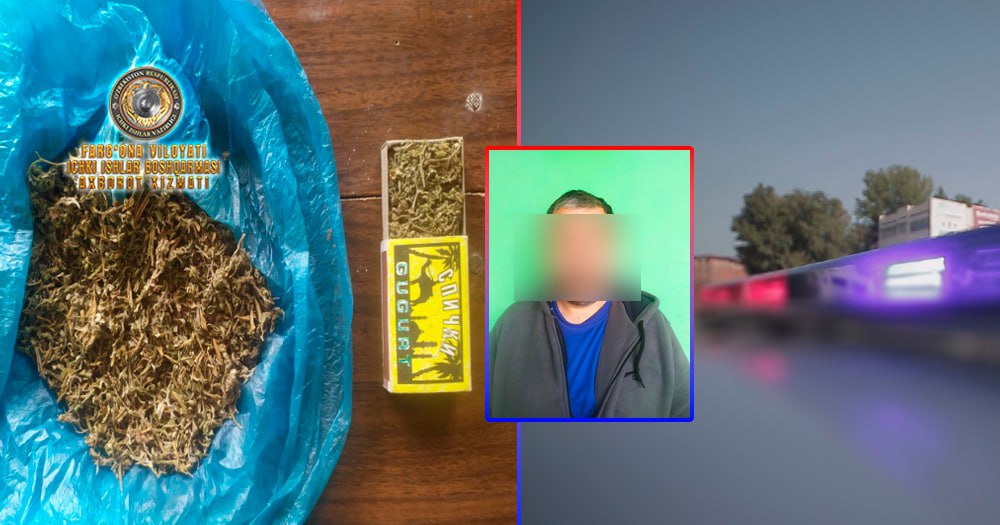 В Кувинском районе задержан человек, хранивший марихуану в квартире