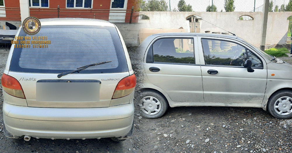 В Риштанском районе угнали автомобиль «Матиз»