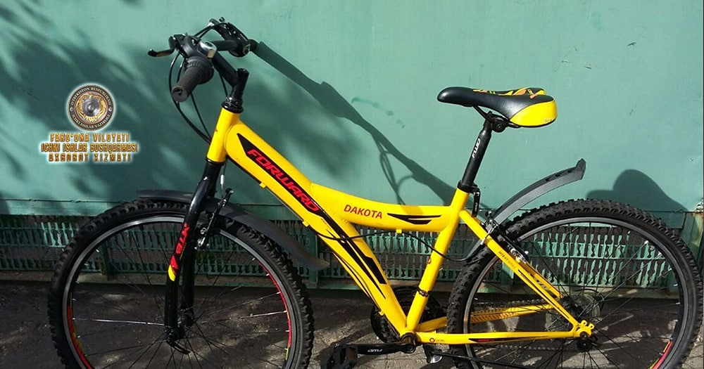 В городе Маргилан задержано лицо, укравшее велосипед