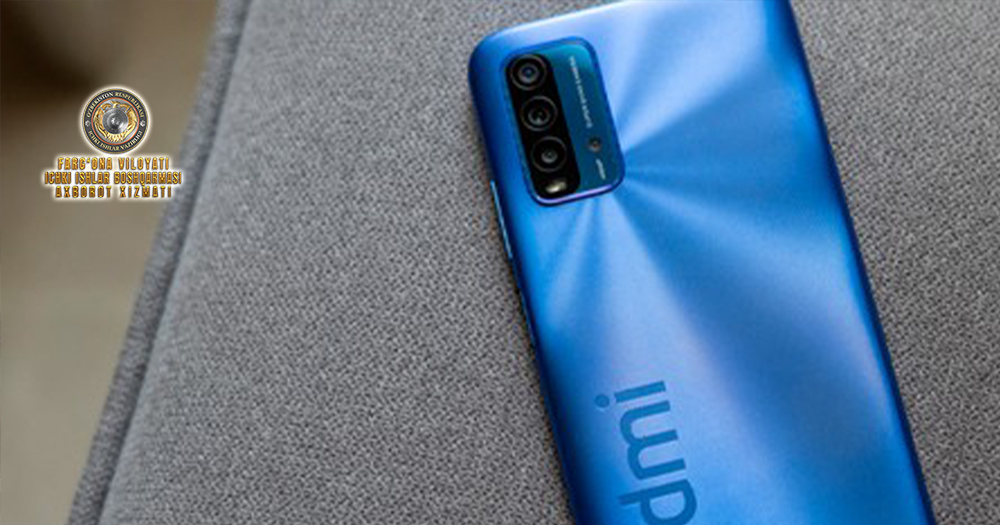 “RedMI Note 9” rusumli uyali telefon apparatini oʻgʻirlagan shaxs fosh boʻldi