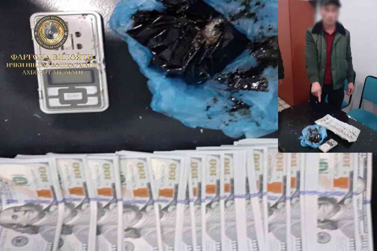 В г. Коканде задержано лицо при попытке реализации наркотического средства «опий» за 4.500…