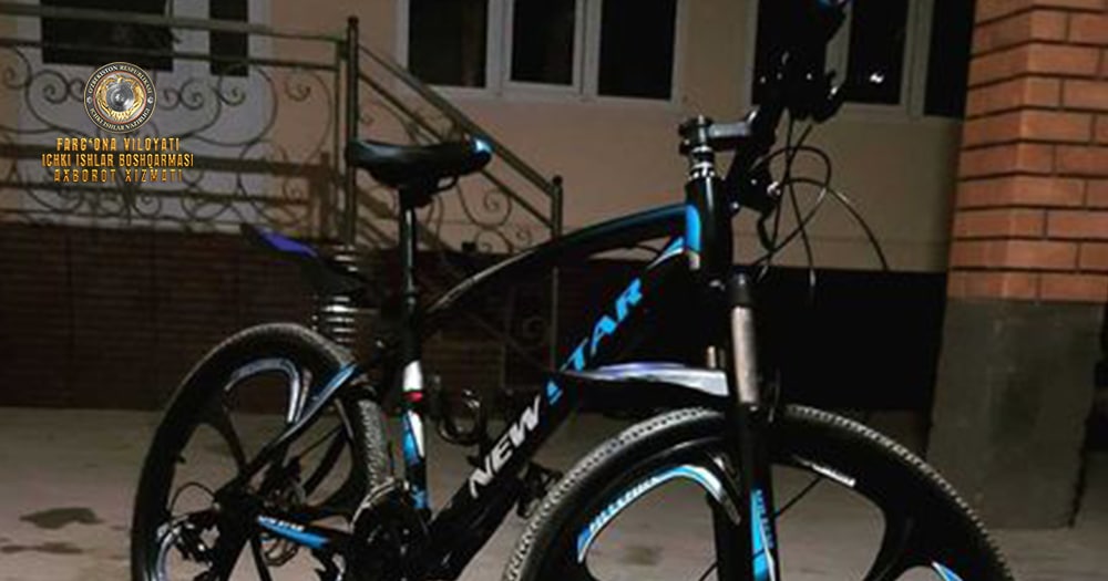 В городе Коканд поймали человека, укравшего велосипед со двора мечети жоме