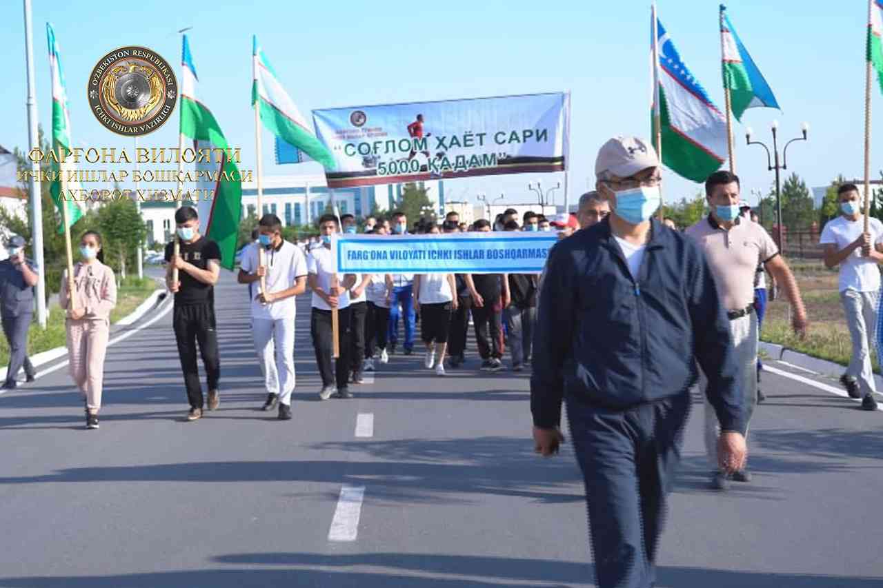 “Соғлом ҳаёт сари беш миннг қадам” бу шиор бугун ҳар бир ҳамюртимиз ҳаётнинг ажралмас бўла…