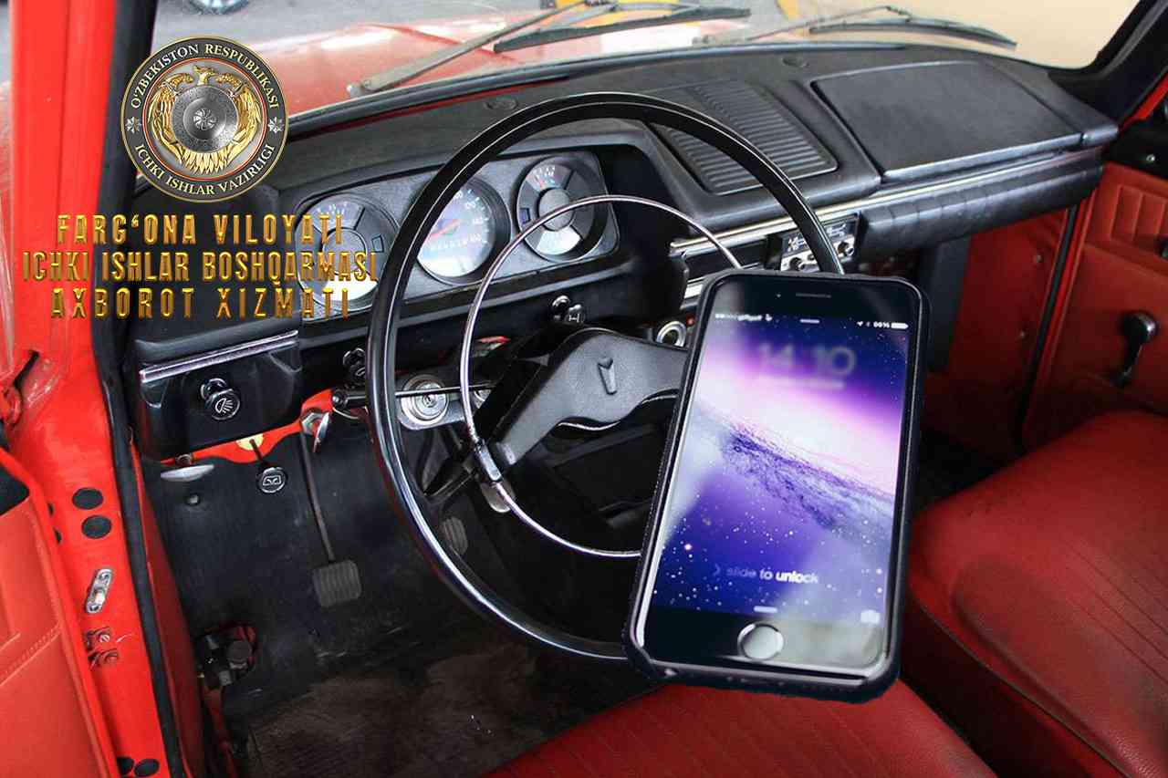 Uchkoʻprik tumanida “Moskvich 412” rusumli avtomashina salonidan uyali telefon apparatini …